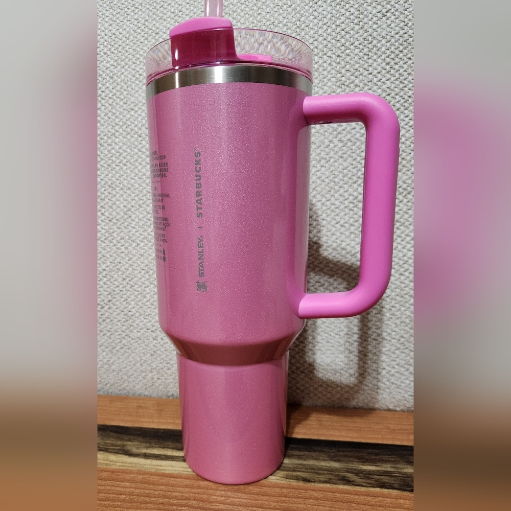 Stanley x Starbucks 2024 Winter Pink tumbler